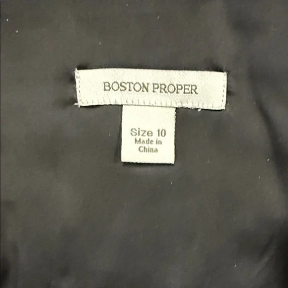 Boston Proper Deep Charcoal Sleeveless Blouse - Picture 2 of 6
